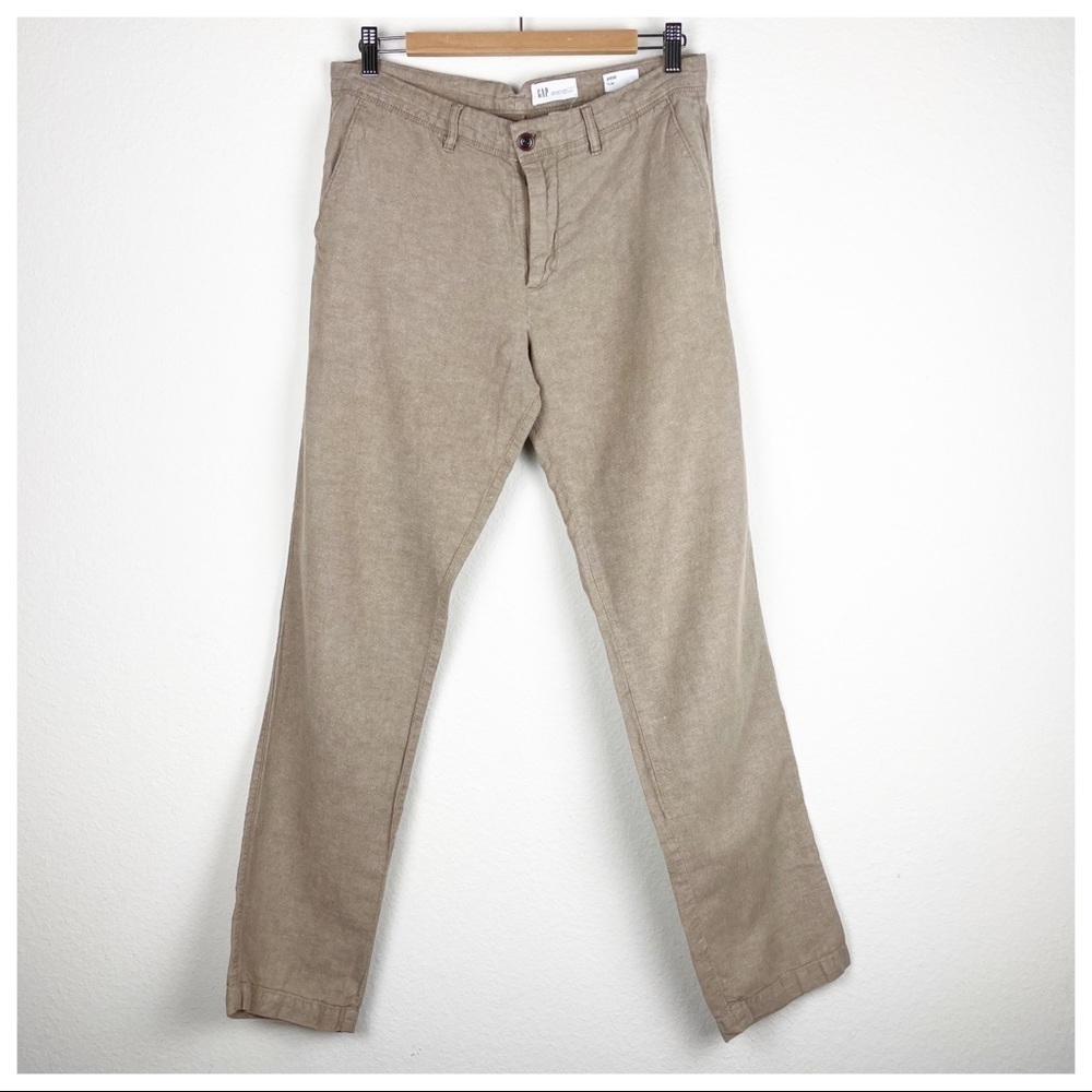 GAP Slim‎ linen blend pants​​​​​​​